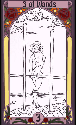 3 of Wands